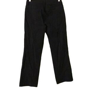 Amber Sun 6P Petite Black Jeans Straight Leg